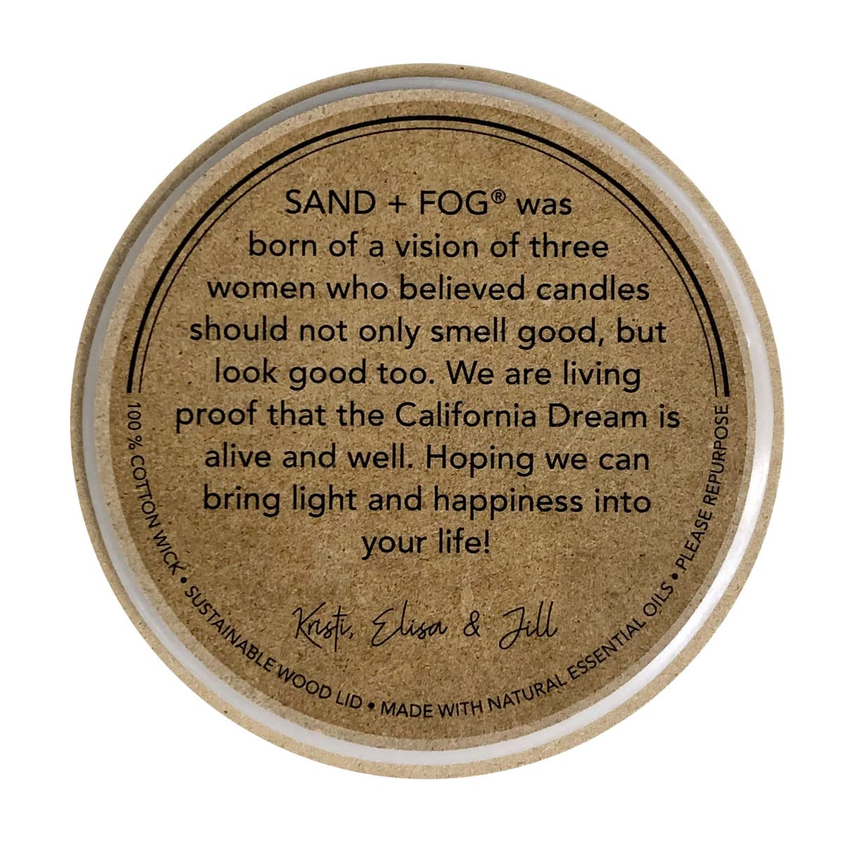 Sand + Fog Scented Candle - Cedar Lavender – Additional Scents and Sizes – 100% Cotton Lead-Free Wick - Luxury Air Freshening Jar Candles - Perfect Home Decor – 12oz