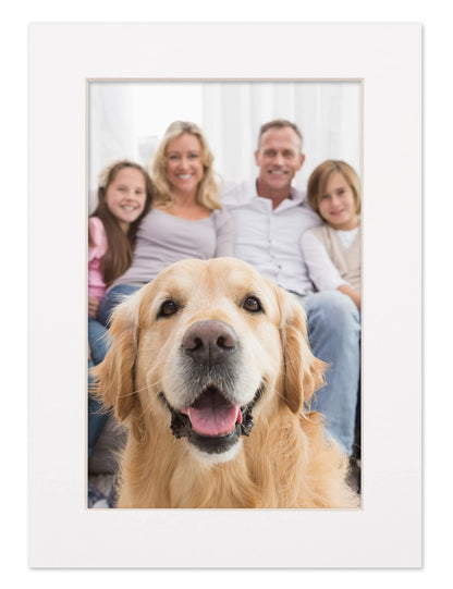 Poster Palooza 8x8 Mat for 20x20 Frame Acid-Free White 8x8 Photo Matte Made to Fit a 20x20 Picture Frame, Premium Matboard for Family Photos, Show Kits, Art, Picture Framing (Pack of 10 Mats)