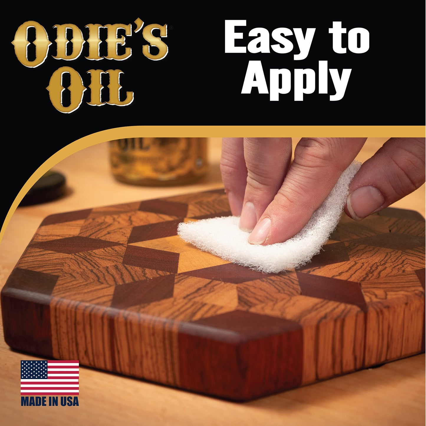 Odie's Oil • Universal Finish for Wood • Leather • Plastic • Vinyl • Metal and More • 9 Ounce Glass Jar • Food Safe and Solvent Free Non Toxic Finish …