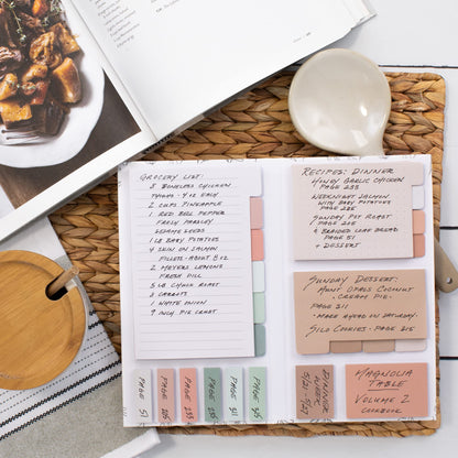 Beautiful to Do List Notbook and Aesthetic Pastel Sticky Notes Bundle - Perfect Organizer and Office Desk Supplies Set