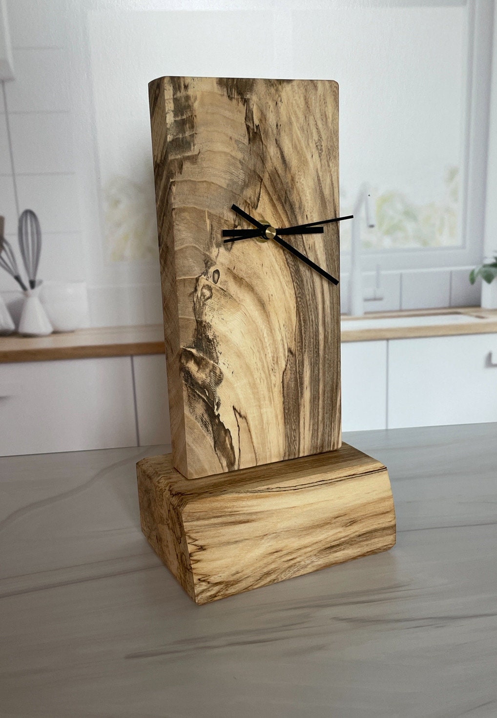 Handcrafted Custom Wooden Clock