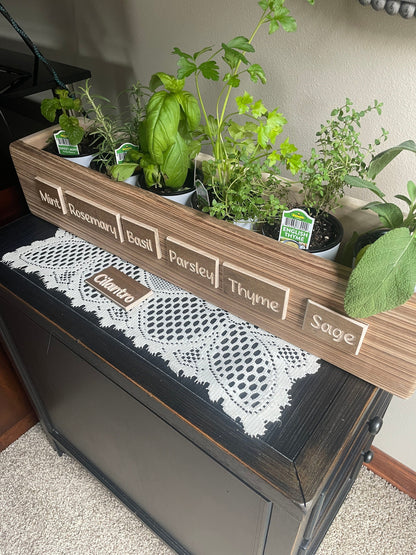 Indoor Outdoor Herb Garden or Flower Plant Display Kit