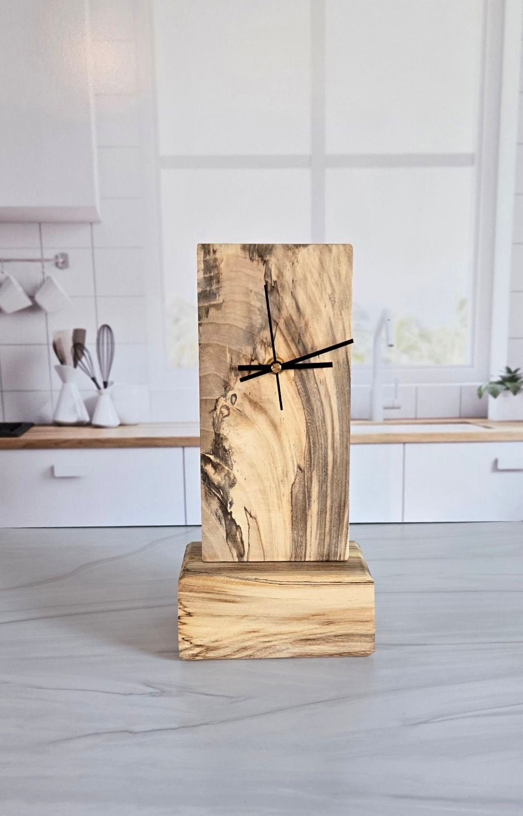 Handcrafted Custom Wooden Clock